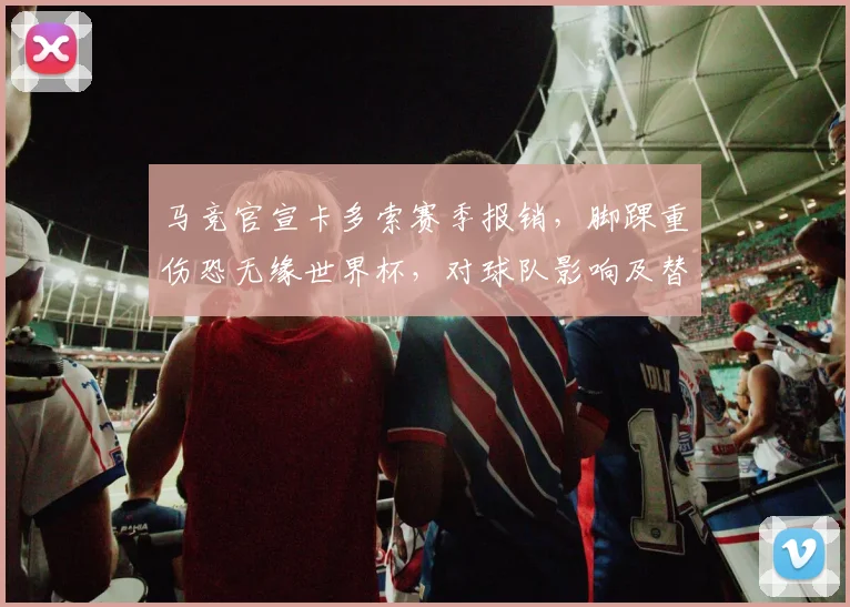 马竞官宣卡多索赛季报销，脚踝重伤恐无缘世界杯，对球队影响及替代方案分析